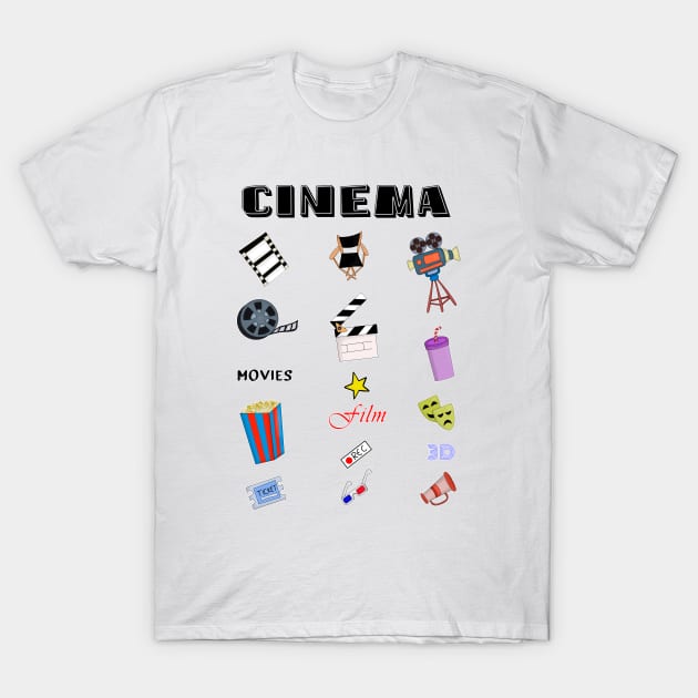 The Art of Cinema T-Shirt by DiegoCarvalho